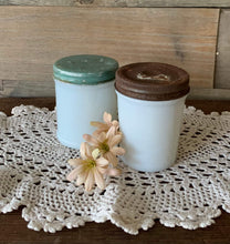 Load image into Gallery viewer, Milk Glass Cold Cream Jars
