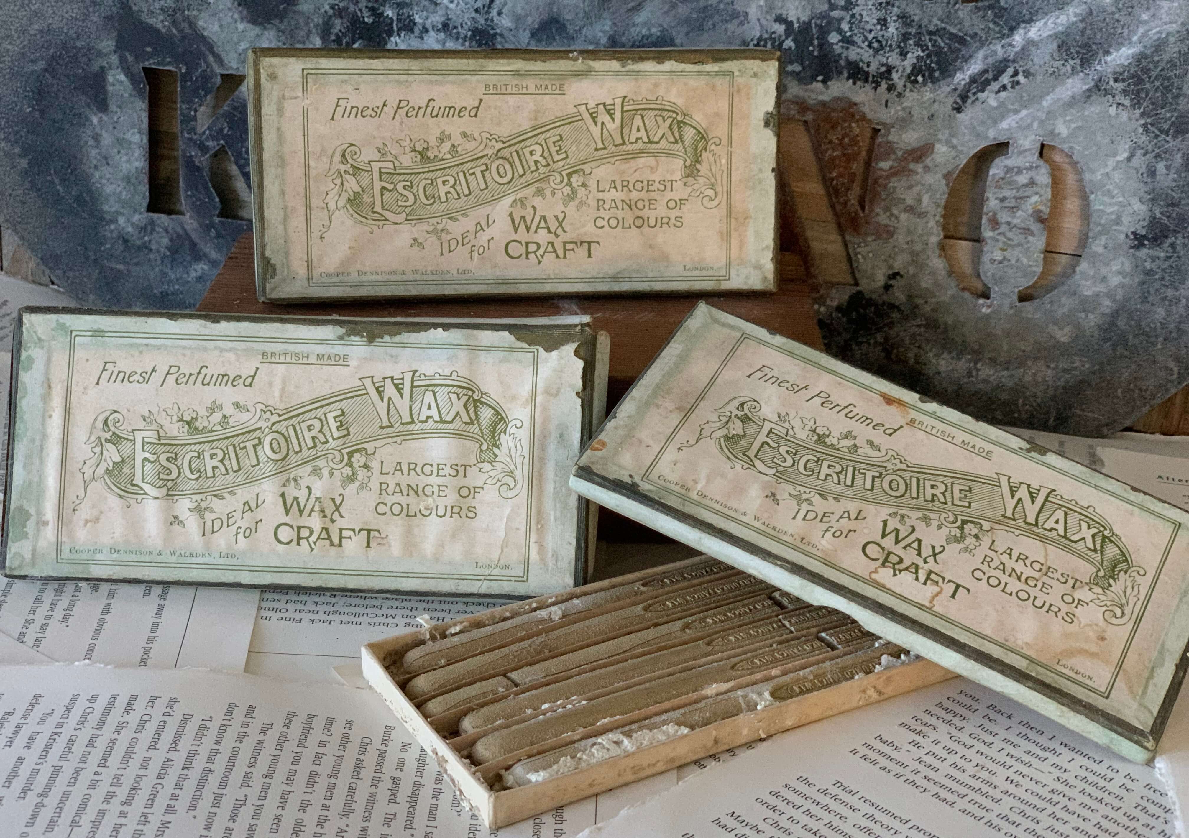 Escritoire Wax Boxes – Countin' Crows Mercantile