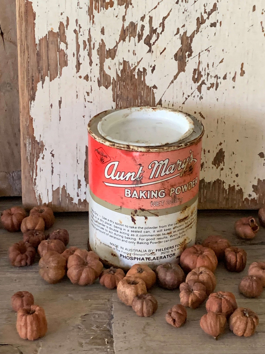 Collectable Aunt Mary's Baking Powder Tin