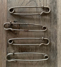 Load image into Gallery viewer, Vintage Metal Safety Pins
