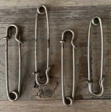Load image into Gallery viewer, Vintage Metal Safety Pins

