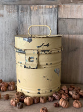 Load image into Gallery viewer, Rustic Cream Cannister
