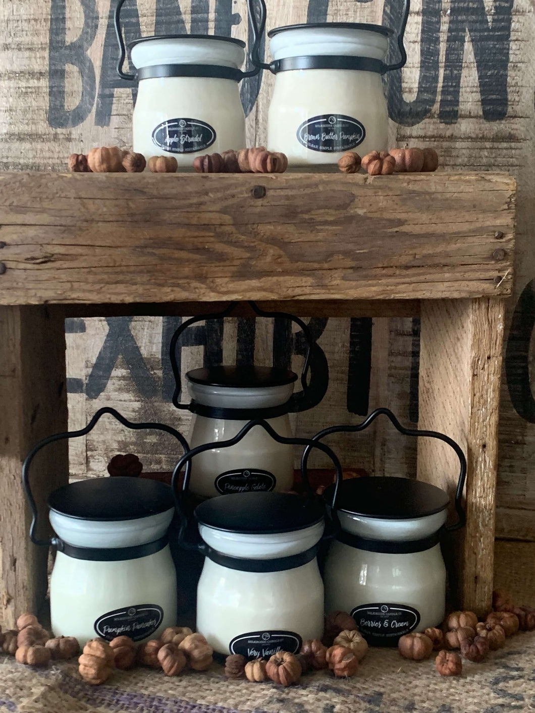 ~~~NEW SIZE JUST IN~~~  Milkhouse Candle Co. Farmhouse -5oz Cream Jar