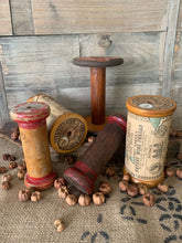 Load image into Gallery viewer, Antique Industrial Bobbins
