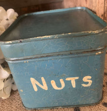 Load image into Gallery viewer, Rustic Blue Storage Tins
