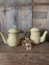 Load image into Gallery viewer, Small Enamel Miniature Teapot/Coffee Pot
