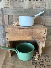 Load image into Gallery viewer, Vintage Enamel Saucepans
