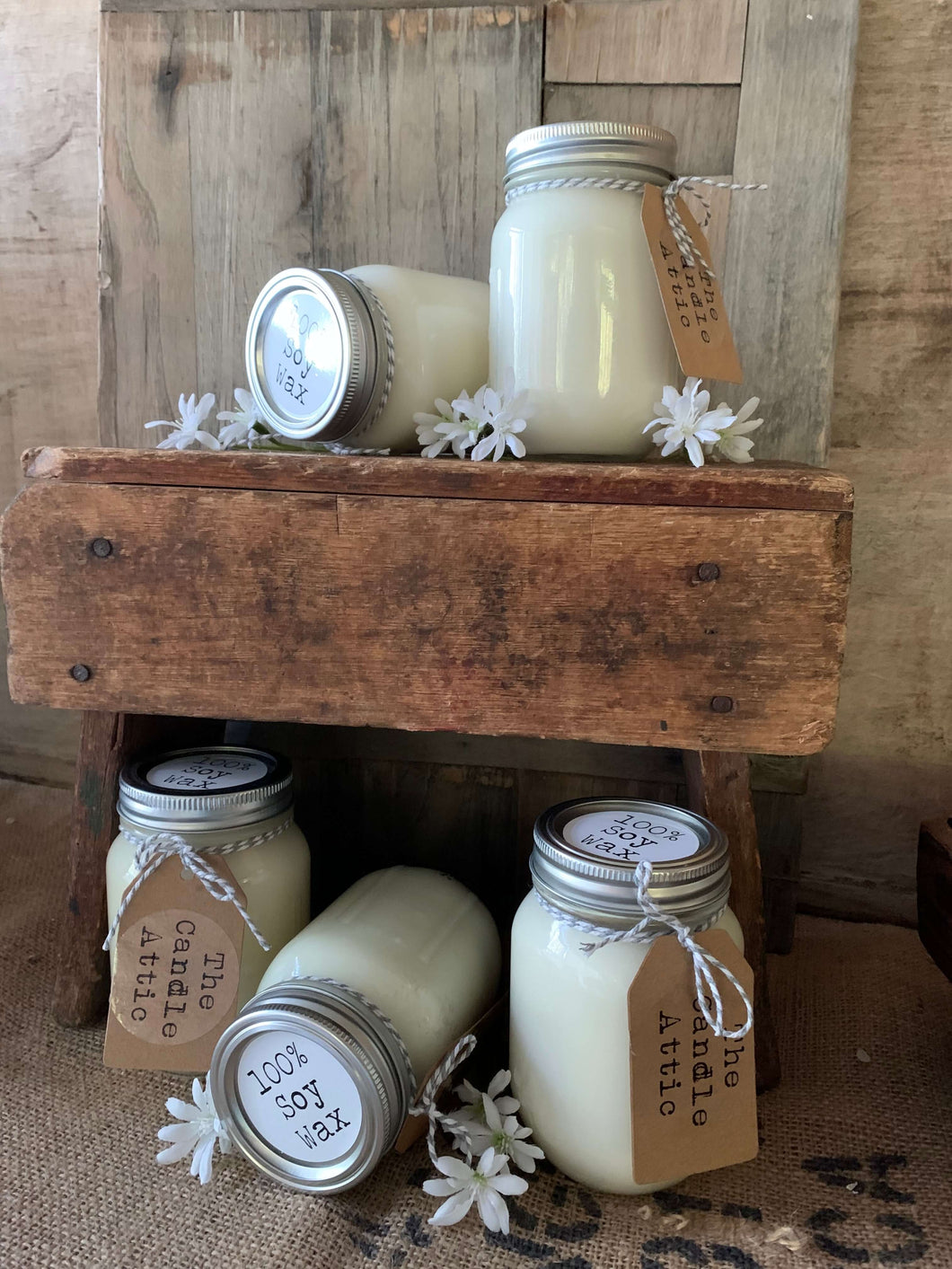 The Candle Attic - Pint Mason Jar Candles