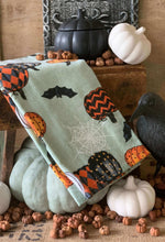 Load image into Gallery viewer, Halloween Tea Towels (Vintage Green)
