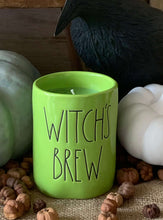 Load image into Gallery viewer, Rae Dunn Halloween &quot;Witches Brew” 8.7oz candle - Caramel Apple
