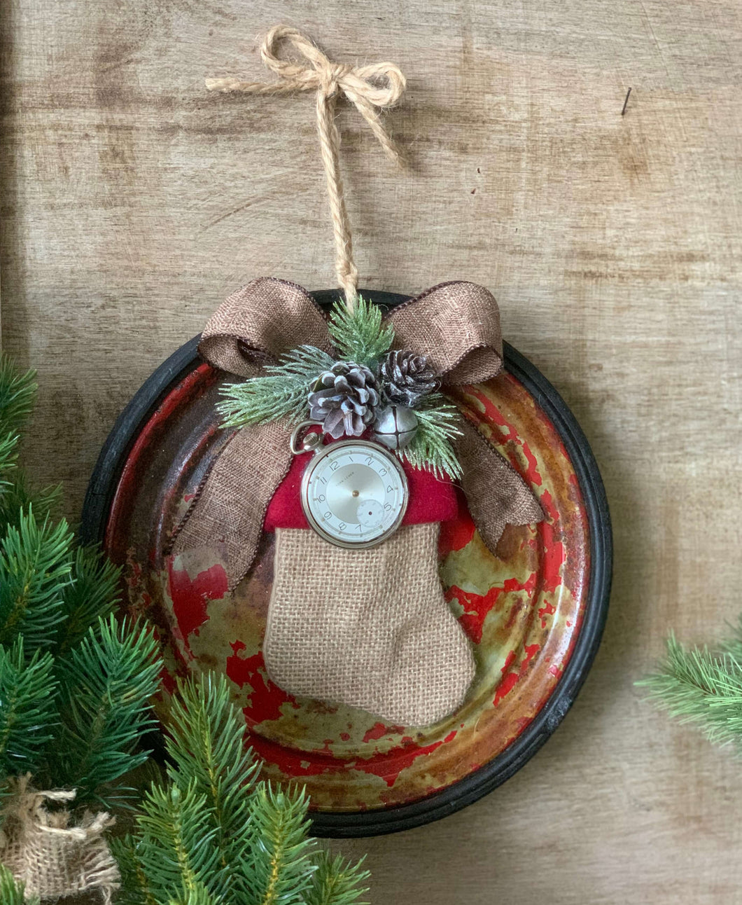 Antique Wheel Wreath