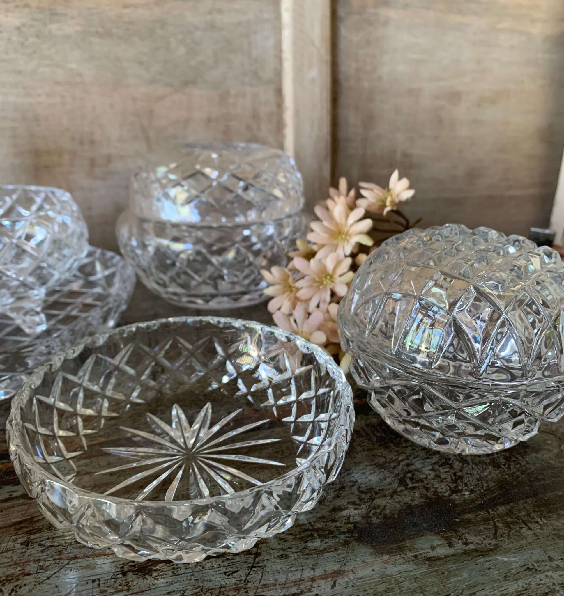 Vintage Crystal Dressing Table set and extras – Countin' Crows Mercantile