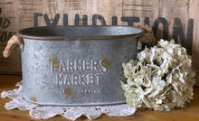 Load image into Gallery viewer, Large Farmers Market Gal Tub -Oval
