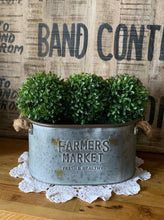 Load image into Gallery viewer, Large Farmers Market Gal Tub -Oval
