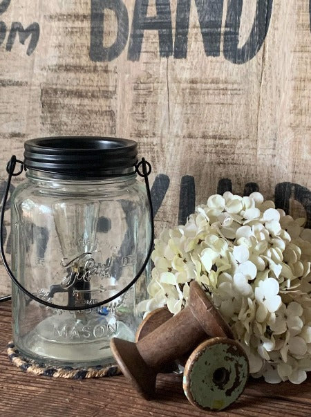 Edison Bulb Mason Jar Electric melt Warmer